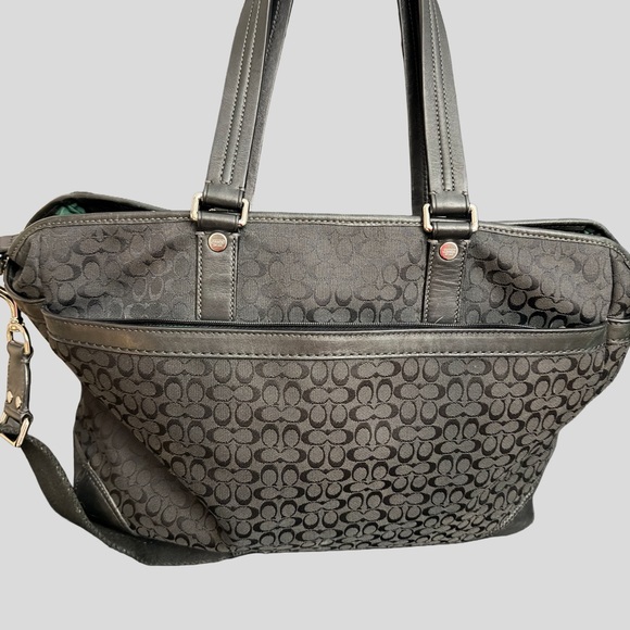 Coach Black Signature Bag - Picture 3 of 5